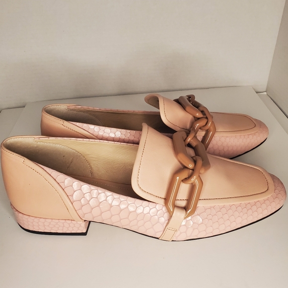 Louis et Cie pink buckle leather loafers - Picture 3 of 11